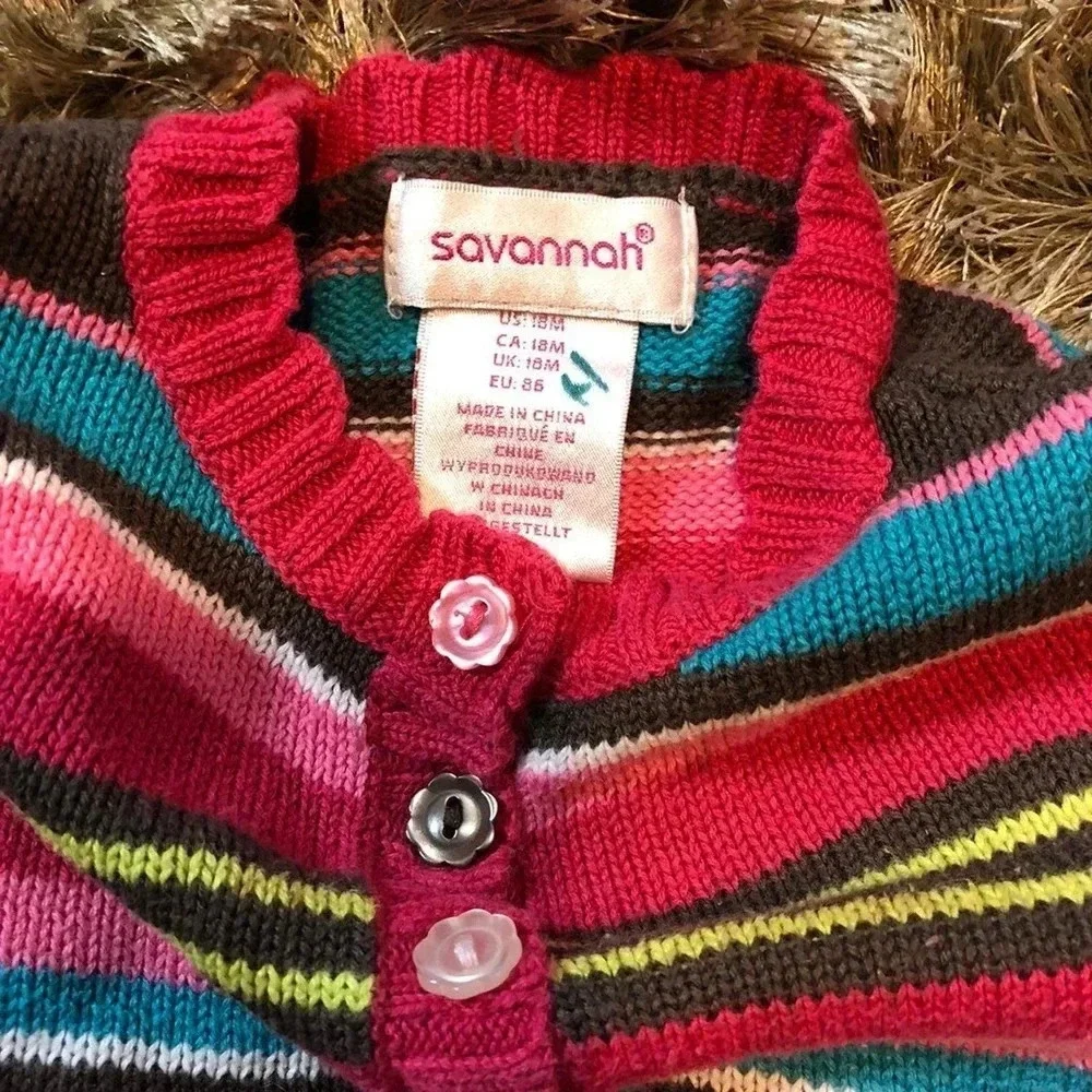 Girl sweater dress size 18M